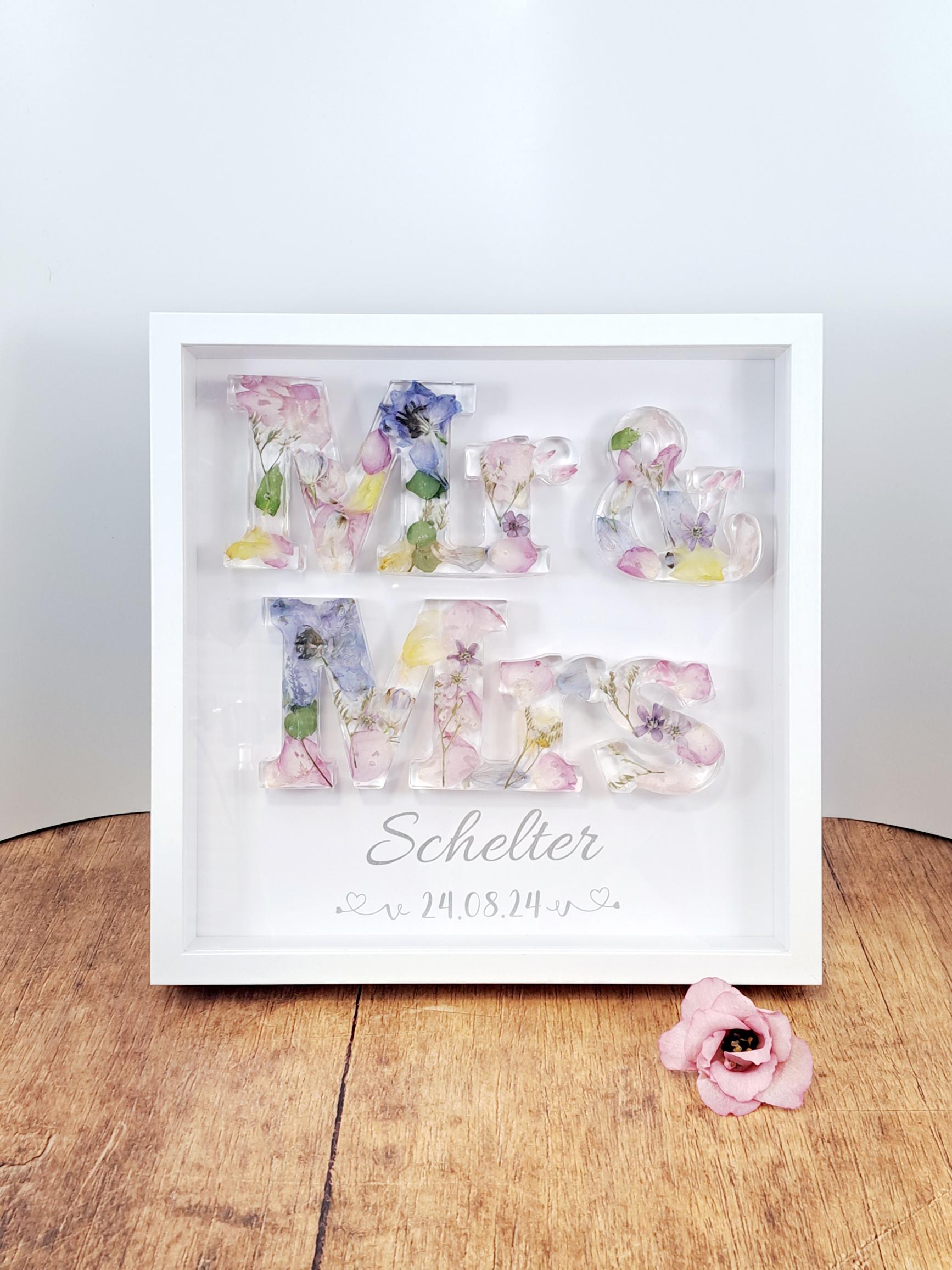 Bilderrahmen Mr. & Mrs.