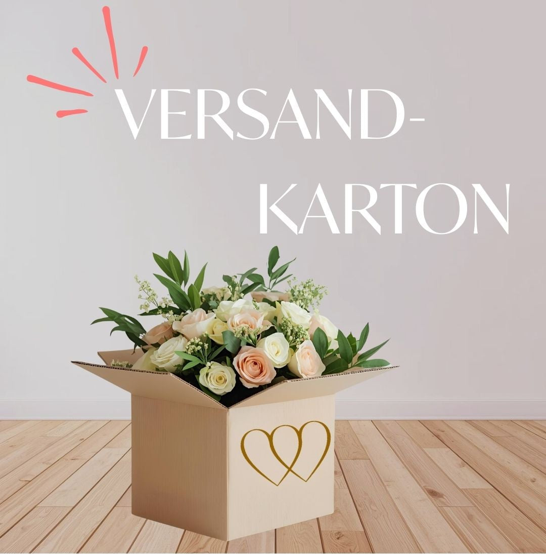 x Versandkarton - speziell für den Blumenversand